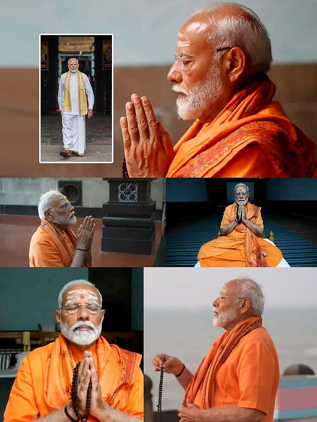 ಕನ್ಯಾಕುಮಾರಿಯ ವಿವೇಕಾನಂದ ರಾಕ್ ಸ್ಮಾರಕದಲ್ಲಿ ಪ್ರಧಾನಿ ಮೋದಿ ಧ್ಯಾನ: ಪೋಟೋಗಳು